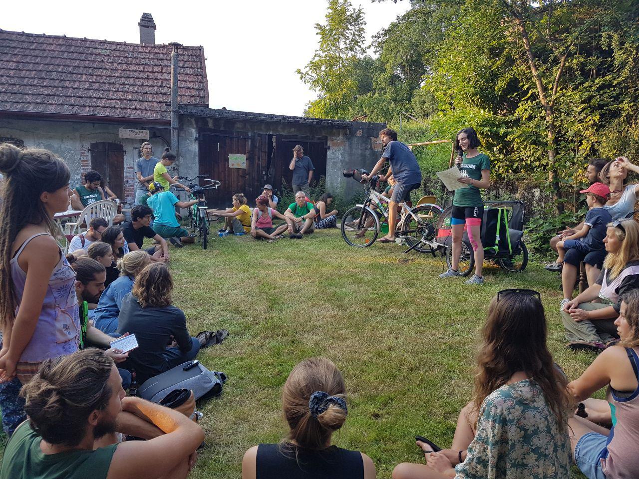 Prise de paroles Lausanne Tour Alternatiba